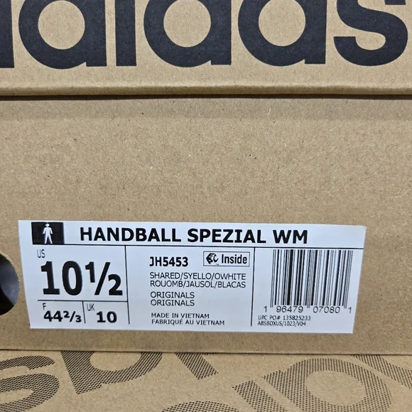adidas Handball Spezial Weltmeister JH5453 Shadow Red Yellow Shoe Size 10.5